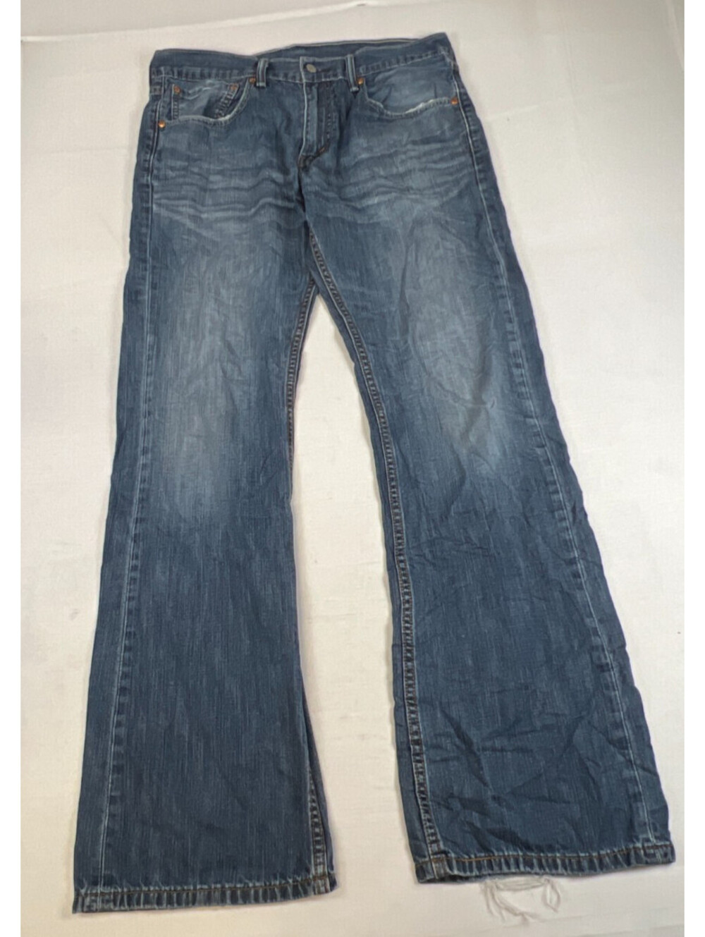 Levi's Men's 34x34 Blue 527 Slim Bootcut Denim Jeans